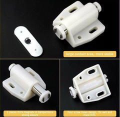 Chốt nhấn mở Vinahardware loại 38x48mm, màu đen - PO6639-PO6639