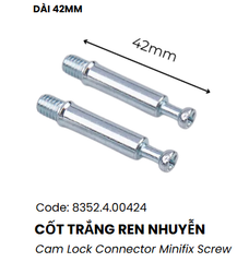 Cốt trắng liên kết ren nhuyễn Vinahardware, màu trắng-CC0015C16