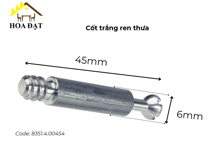 Cốt trắng ren thưa Vinahardware, màu trắng-CC032C15