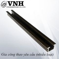 Ray nhôm cửa lùa UV Vinahardware màu nâu, loại mỏng-V2000M