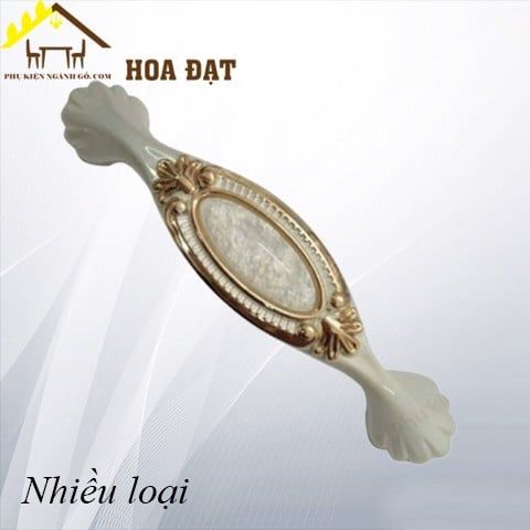 Tay nắm cửa tủ hoa văn Vinahardware dài 128mm HD0205TPD128 (cái)-HD0205TPD128