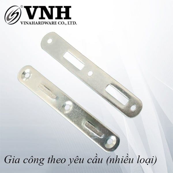 Pat (bas) sắt giường Vinahardware màu trắng kẽm 128x17x4