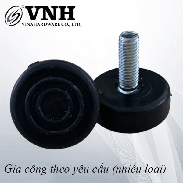 Chỉnh chân bàn Vinahardware phi 18x7mm, bulong 1/4x15mm - VNH1871415TA