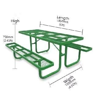 Bộ ghế công viên ngoài trời Vinahardware - VNH1800750X