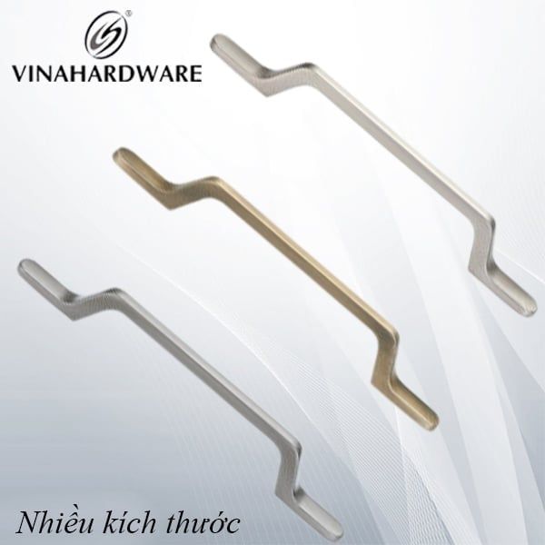 Tay nắm tủ Vinahardware, màu xám-HD0401N12827