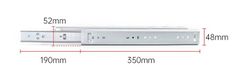 Ray trượt bàn mở rộng Vinahardware kích thước 420x350mm - ST420350