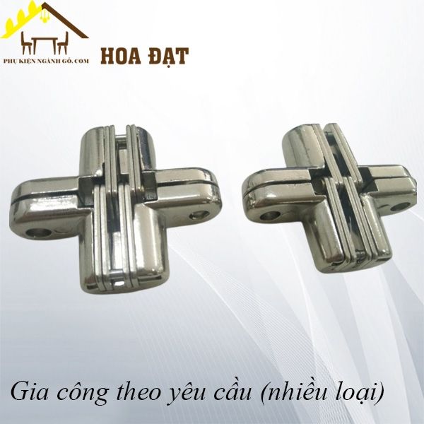 Bản lề chữ thập, màu Nikel H101Z2