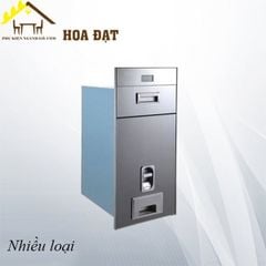 Thùng gạo nút nhấn hiển thị điện tử Vinahardware, kính trắng bạc, đen, nhiều loại - VNH301