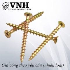 Vít đầu bằng răng thưa Vinahardware, thân ốm M4, bảy màu-VG430Z23T