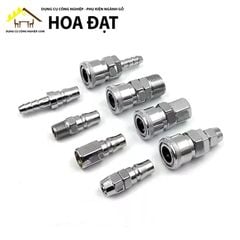 Bộ đầu nối hơi nhanh phi M8 M10 M12