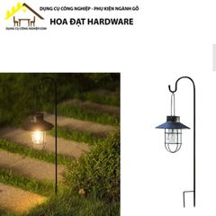 Đèn Sân Vườn Năng Lượng Mặt Trời Móc Treo Kim Loại Cổ Điển Vinahardware