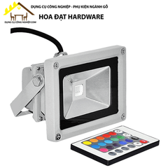 Đèn pha led đổi màu RGB có remote