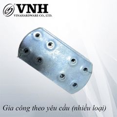 Pat ( Bas) sắt 8 lỗ Vinahardware kích thước 100x45x2mm, màu trắng - BVS100452-BVS100452