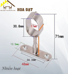 Pat đỡ thanh treo quần áo không điều chỉnh RES1650-RES1650