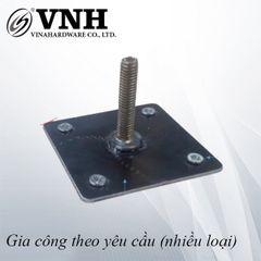 Bas sắt 40x40x1.2mm, xi đen - VNH404012