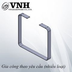 Khung chân bàn sắt vuông Vinahardware, sơn đen mờ - VNH71040B