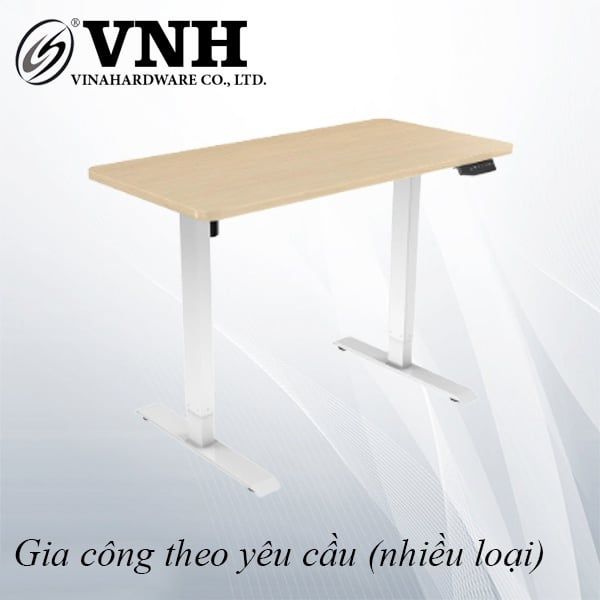 Khung bàn làm việc đứng điều chỉnh tự động Vinahardware, độ cao 2 tầng - VNH101122