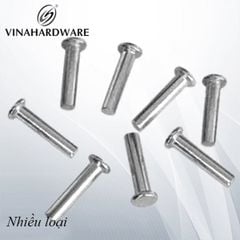 Đinh tán rive sắt Vinahardware, xi trắng - RN675
