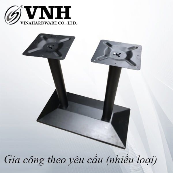 Chân bàn cà phê đôi Vinahardware, sơn đen - VNH007702