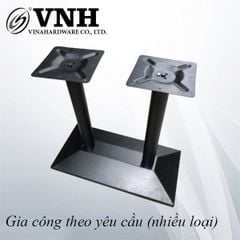 Chân bàn cà phê đôi Vinahardware, sơn đen - VNH007702