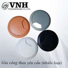 Nắp luồn dây điện nhựa, phi 60mm-W60BT