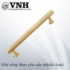 Tay nắm tủ nhôm,xi màu vàng cao cấp-VNH160HK