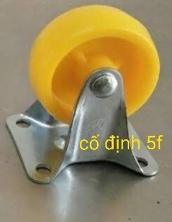 Bánh xe phi 50mm, Pat ( Bas) cố định ,không xoay, CT0050KX-CT0050KX