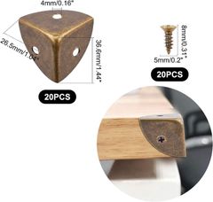 Chụp góc hình tam giác Vinahardware, màu giả cổ - CG2525GC