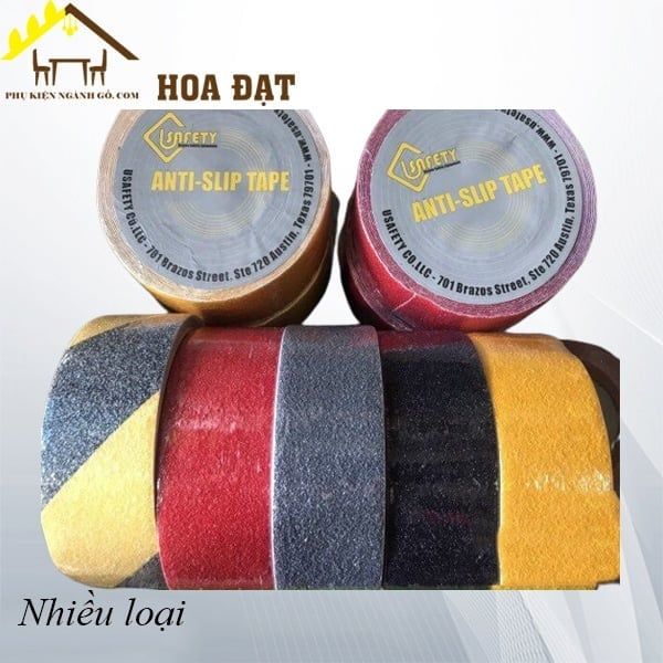 Băng keo chống trượt Vinahardware bản 50mm, màu xám - BKCT5010