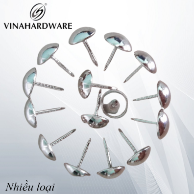 Đinh dù phi 15mm màu trắng Niken Vina DS201N-DS201N