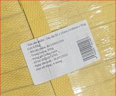 Cuộn dây đai PP cho máy đóng đai Vinahardware loại 15x0.68mm, vàng, lõi 0.5kg - PP15068