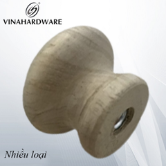 Núm tay nắm gù gỗ loại nhỏ 27x21mm, hàng phôi - HD002926P