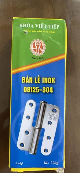 Bản lề cối dài 125mm, inox 304-H08125INT