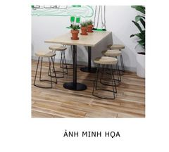 Chân bàn cafe 2100x800x750mm, sơn đen mờ - VNH2100800B-VNH2100800B