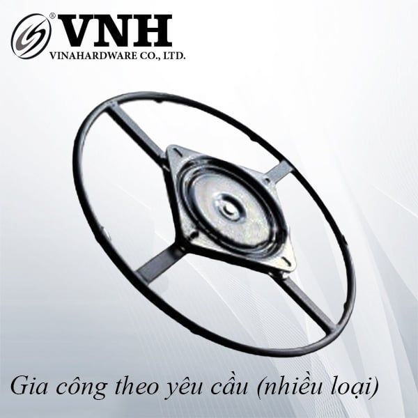 Mâm xoay ghế Vinahardware, sơn đen tĩnh điện - TT250482