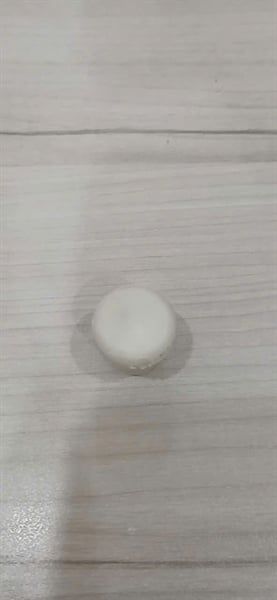 Nút nhựa chân bàn tròn Vinahardware, màu trắng - NNB19T