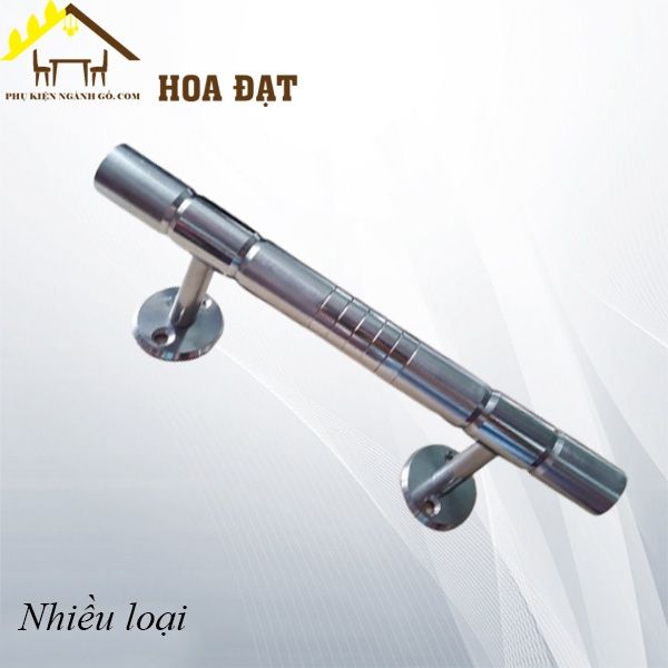 Tay nắm cửa inox Vinahardware phi 16 dài 220mm kiểu Nosovom SUS-304 HD0322