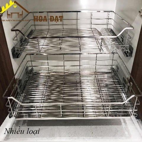Rổ chén dĩa xoong nồi Inox 304 VNH00201 (Bộ)