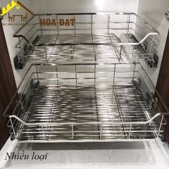 Rổ chén dĩa xoong nồi Inox 304 VNH00201 (Bộ)