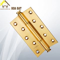 Bản lề cửa 125mm dày 3mm, vàng thau mờ HHL125V-HHL125V