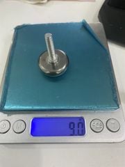 Chân tăng đưa đế nhựa trắng Vinahardware kích thước 30x11mm, M6x25mm VNH000195-VNH000195