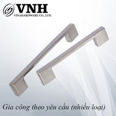 Tay nắm nhôm Vinahardware, bản 10mm, màu crom - HD10T128
