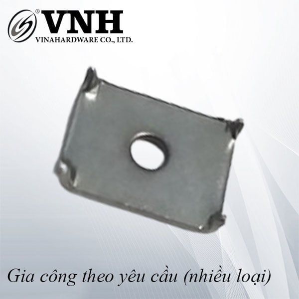 Khuôn Pat ( Bas) sắt Vinahardware kích thước  18x14mm, xi trắng - VNH1814-VNH1814