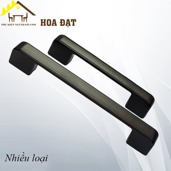 Tay nắm hợp kim Vinahardware, màu đen - HD009D128