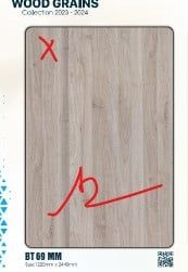 Ván MDF chống ẩm Vinahardware  màu vân gỗ - VNH12202440BT69