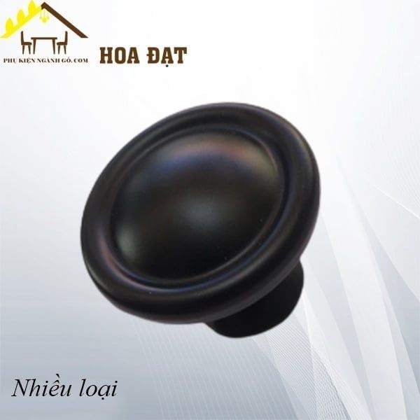 Núm tay nắm tủ, màu đen - HD099B