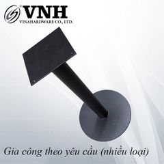 Khung chân bàn cà phê tròn Vinahardware kích thước 300x200x730mm, sơn đen mờ - VNH300200720
