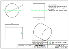 Trụ sắt Vinahardware loại D30x10 VNH29236491-VNH29236491