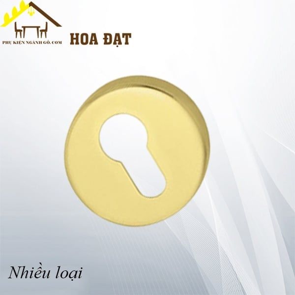 Nắp che ruột khóa inox 304 Vinahardware, mạ màu vàng - VNH01201