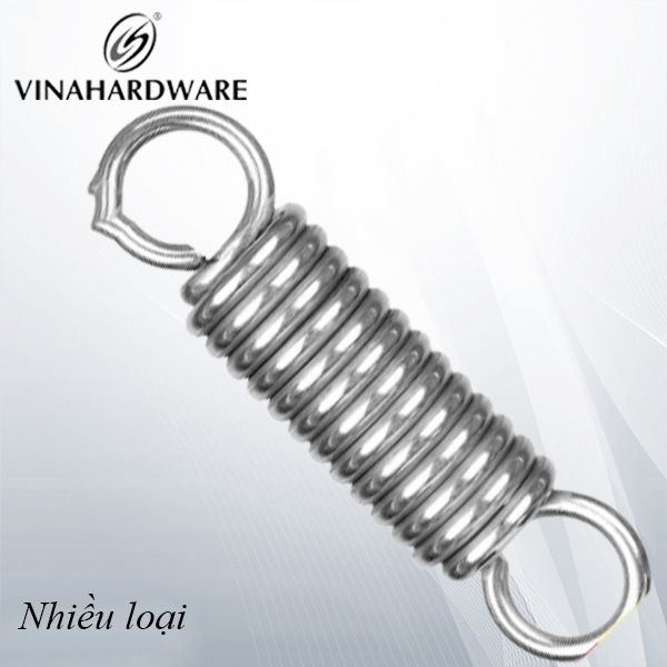 Lò xo inox 304 D25mm, dài tính cả móc 150mm, sợi 4.0mm VNH251504-VNH251504